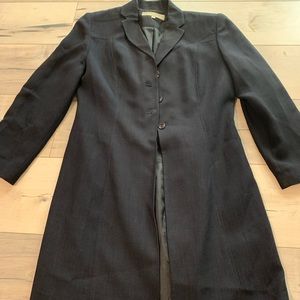 Long Navy Suit Coat